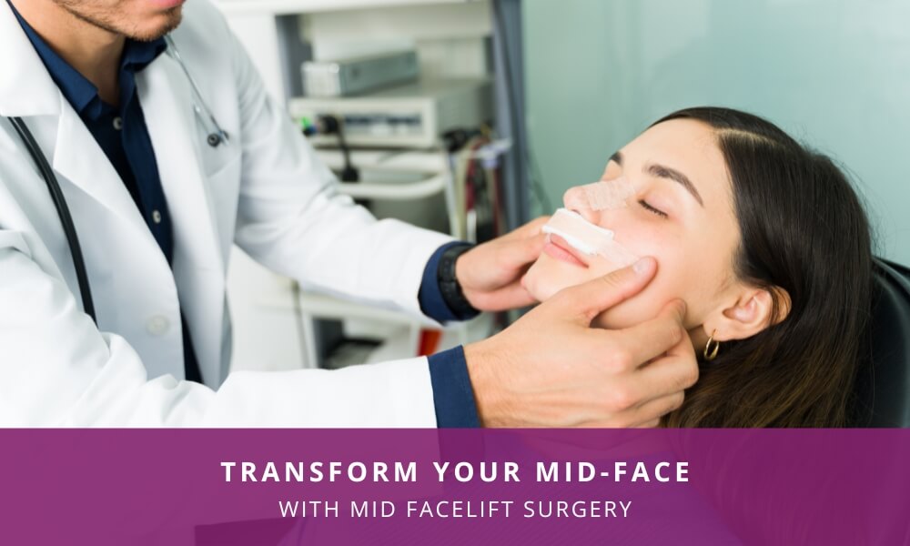 Mid-face lift surgery